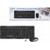 LogiLink LogiLink Tastatur & Maus ComboSet 2.4GHz, 1000DPI Maus schw.