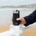 Quokka Quokka Boost Coffee Tumbler -   of steel stainlessj with infuser 400 ml (Carbon Black)