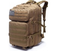 LeanToys Plecak Militarny Wojskowy Taktyczny Sand 40-60L