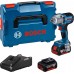 Bosch Professional Zestaw Wkrętarka udarowa Bosch Professional akumulatorowa GDS 18V-450HC