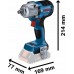 Bosch Professional Zestaw Wkrętarka udarowa Bosch Professional akumulatorowa GDS 18V-450HC