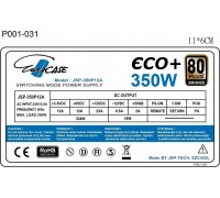 EuroCase Eurocase Zdroj 350W Eco*+, 120Mm, 80+ Bronze, Atx (Eco350*)