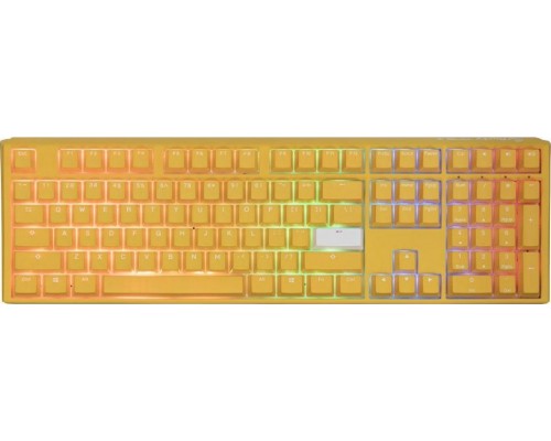 no name do gier Ducky One 3 Yellow, RGB LED - MX-Clear (US)