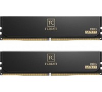 TeamGroup Team Group DDR5 - 32GB - 6400 - CL - 32 (2x 16 GB) dual kit, RAM (Kolor: CZARNY, CTCED532G6400HC32ADC01, T-CREATE EXPERT)