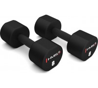 HMS Dumbbells HPT08 poliuretanowe 2 x 8 kg