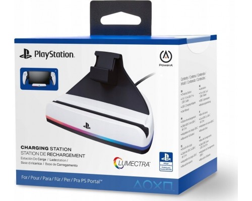 PowerA Charging Station for PlayStation Portal Remote Player with Lumectra