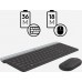 Logitech MK470 klawiatura Dołączona myszka Uniwersalne RF Wireless QWERTY British English White