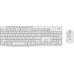 Logitech MK470 klawiatura Dołączona myszka Uniwersalne RF Wireless QWERTY British English White