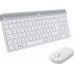 Logitech MK470 klawiatura Dołączona myszka Uniwersalne RF Wireless QWERTY British English White
