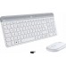 Logitech MK470 klawiatura Dołączona myszka Uniwersalne RF Wireless QWERTY British English White