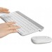 Logitech MK470 klawiatura Dołączona myszka Uniwersalne RF Wireless QWERTY British English White