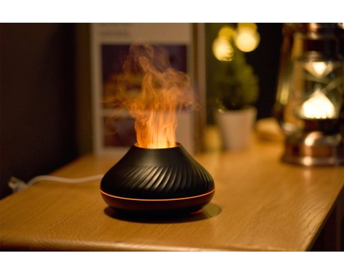 PLATINET FLAME AROMA DIFFUSER HUMIDIFIER NAWILŻACZ POWIETRZA 130ML 4,5W BLACK [46111]