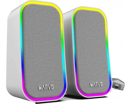 Marvo g�o�niki HAVOC 20GY, 6W, szary, pod�wietlane