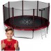 Garden Trampoline 12ft/374cm With outer mesh with ladder