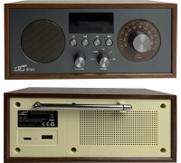 Radio przenośne Brda FM/BT/USB akum.2200mAh,10W,indukcyjne telefonu,brąz/grafit