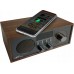 Radio przenośne Brda FM/BT/USB akum.2200mAh,10W,indukcyjne telefonu,brąz/grafit