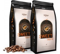 SkimaCoffee Zestaw 1kgX2 SWEET TASTE 100% ARABICA Świeżo Palona do ekspresu