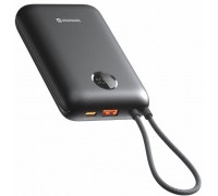 Swissten Voltbox 35W Power Bank 20000 mAh with Built-In Cables USB-C and Lightning