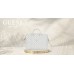 Bag Guess 4G Peony Front Pocket Zipper Triangle Logo 16" white