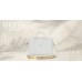 Bag Guess 4G Peony Front Pocket Zipper Triangle Logo 16" white