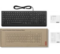 Lenovo Essential z kablem US English czarny