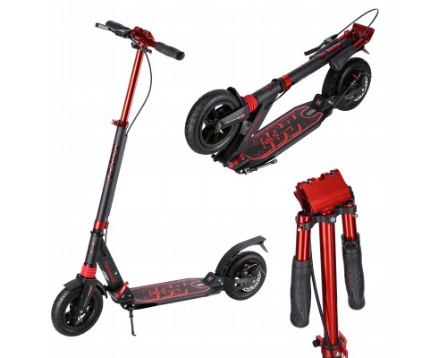 HM209T BLACK-RED HULAJNOGA Z HAMULCEM TARCZOWYM NILS EXTREME
