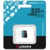 SD  Kingston Canvas Go! Plus (Gen4) MicroSDXC 512 GB Class 10 UHS-I/U3 A2 V30 (SDCG4/512GBSP)
