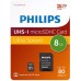 Philips MicroSDHC 8GB class 10/UHS 1 + Adapter