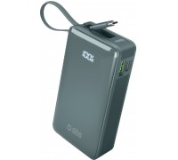 SBS LCD Power Bank  10000  mAh  zila - Portativais barosanas avots