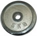 Plate Chromowany do Gryfów Ćwiczeń KUBISPORT 5 kg 30 mm