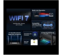 MERCUSYS MR25BE EasyMesh WiFi7 router (BE3600, 2,4GHz/5GHz,1xGbEWAN,3xGbELAN)