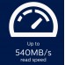 Philips Externe SSD        500GB Ultra Speed Grey