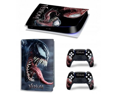 Naklejki Skórki na PlayStation 5 orawith  Pady Motyw Venom