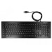 Delock USB Tastatur przewodowa 1,5 m czarny (Water-Drop)