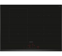 Siemens iQ500 ED751HSC1E, Black, Built-in, 70 cm, Zone  hob, Glass-ceramic, 4 zone(s)