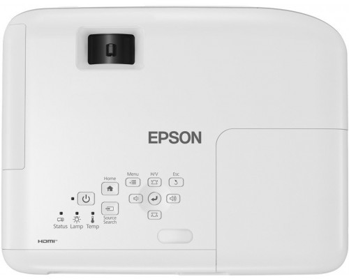 Epson EB-W53 - 3-LCD-- tragbar - 4000 lm (weiss) - 4000 lm (Farbe) - WXGA (1280 x 800) - 16:10 - weiss