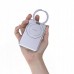 Dudao K28 10000mAh PD 22.5W z MagSafe z metalową obudową i pierścieniem-podstawką - silver