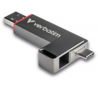 Verbatim Dual QuickStick pamięć USB 512 GB USB Type-A / USB Type-C 3.2 Gen 1 (3.1 Gen 1) Gray