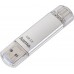 Hama C-Latea pamięć USB Type-C USB 3.1/USB 3.0, 128 GB, 40 MB/s, srebrna