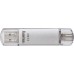 Hama C-Latea pamięć USB Type-C USB 3.1/USB 3.0, 128 GB, 40 MB/s, srebrna
