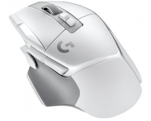 Logitech G G502 X LIGHTSPEED Mouse optical 8 buttons wireless 2.4 GHz USB MAU Logitech LIGHTSPEED receiver white