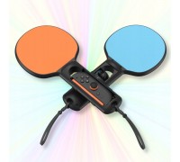 YAXO Handles for Joy-Con TENNIS SET for NS/NS2 Inferno Orange&Hydro Blue