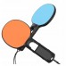 YAXO Handles for Joy-Con TENNIS SET for NS/NS2 Inferno Orange&Hydro Blue