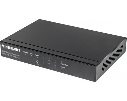 Switch Intellinet Network Solutions Gigabit 5-port PoE+ ze slotem SFP Combo (561174)
