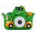 Aparat Cyfrowy 48mp Kamera 1080p Dla Dziecka 5x Gry Mp3 Xrec X2 / Dinozaur Green