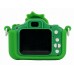 Aparat Cyfrowy 48mp Kamera 1080p Dla Dziecka 5x Gry Mp3 Xrec X2 / Dinozaur Green