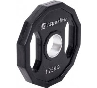 inSPORTline Rubberized load olympic Ruberton 1,25 kg black (15895)