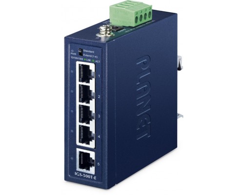 PLANET IGS-500T-E     Gigabit Ethernet (10/100/1000) Blue