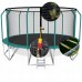 Garden Trampoline dla dzieci 374cm With outer mesh with ladder