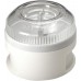 Bamix 3001.002, grinder, Transparent, White, Plastic, 0.2 L, 1 pc(s)